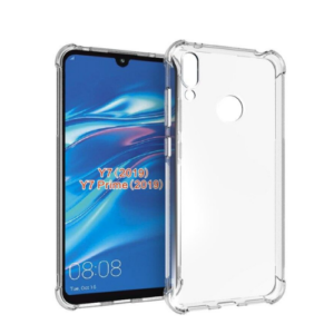 Full Cover Soft Silicone Transparent Bumper Shockproof Phone Case For Huawei Y7p Clear Silicone TPU Front