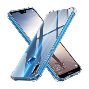 Full Cover Soft Silicone Transparent Bumper Shockproof Phone Case For Huawei Y7p Clear Silicone TPU Front