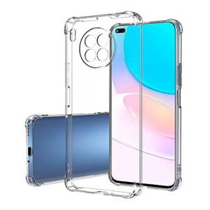 Full Cover Soft Silicone Transparent Bumper Shockproof Phone Case For Huawei Y7p Clear Silicone TPU Front