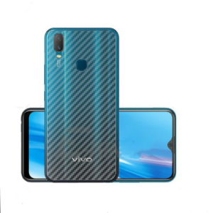 Carbon Fibre Back Sticker for Vivo Y11 / Y20