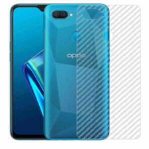Carbon Fibre Back Sticker for OPPO A12 / A3s / A5s