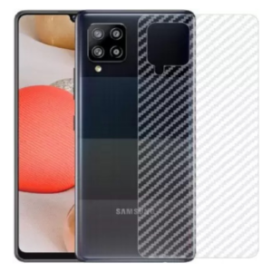 Carbon Fibre Back Sticker for Samsung Galaxy M22 4G / M32 4G / A22 4G
