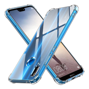 Full Cover Soft Silicone Transparent Bumper Shockproof Phone Case For Huawei Y7p Clear Silicone TPU Front