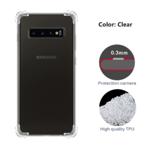 Full Cover Soft Silicone Transparent Bumper Shockproof Phone Case For Huawei Y7p Clear Silicone TPU Front