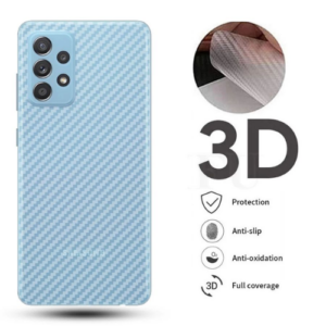 Carbon Fiber Pattern Back Film for Samsung Galaxy A13 4G Rear Fibre Sticker Protective