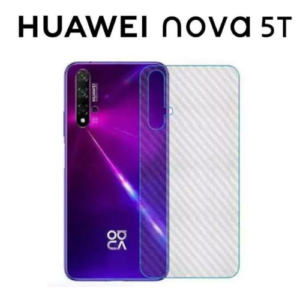 Carbon Fiber Pattern Back Film for Huawei Nova 5T Rear Fibre Sticker Protective