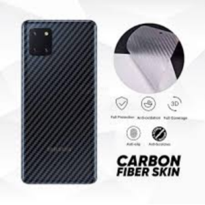 Carbon Fiber Pattern Back Film for Samsung A22 5G Rear Fibre Sticker Protective