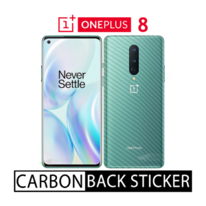 Carbon Fiber Pattern Back Film for Oneplus 8 Rear Fibre Sticker Protective
