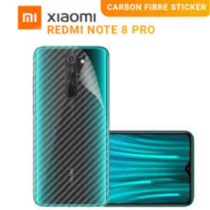 Carbon Fiber Back Sticker for Redmi Note 8 Pro