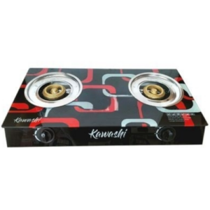 Kawashi 2 Burner Glass Top Gas Cooker