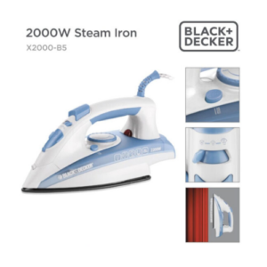 Black+Decker Steam Iron 2200w X2000-B5