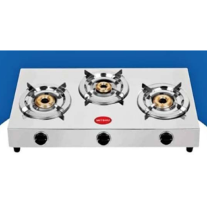 Mitshu Gas Stove 3 Burner S/S MGS-436