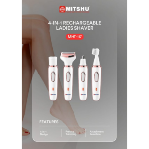 Mitshu Rechargeable 4 in 1 Lady Shaver MHT-117