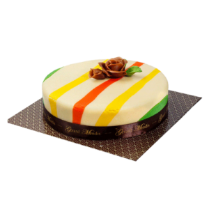 An image of a Ribbon cake