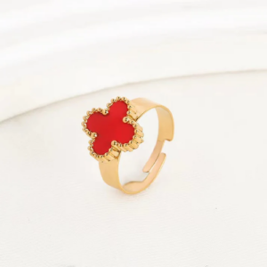 Viral Adjustable Clover Ring (4 Leaf)