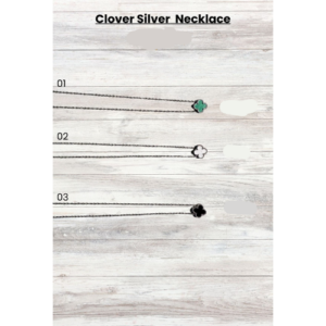 Clover Silver Necklace