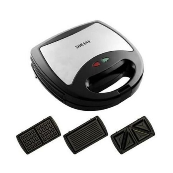 Sokany 3 in 1 Toaster 750W KJ-302