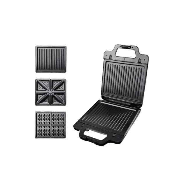 Sokany 3 in 1 - 4 Slice Toaster 1400W Sandwich / Waffle / Grill - Image 3