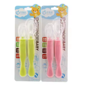 Apple Bear Baby Silicone Spoon