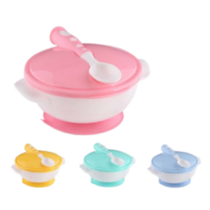 Baby Feeding Bowl with Sucker, Spoon