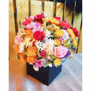 Box Flower Arrangement