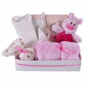 Pink Bundle Of Joy Baby Gift Box