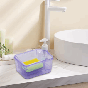 Dish Soap Dispenser and Sponge Holder