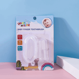 BPA Free Silicone Baby Finger-Brush with Case