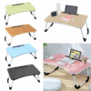 Bed Desk Small Folding Wooden Laptop Table