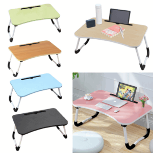 Bed Desk Small Folding Wooden Laptop Table