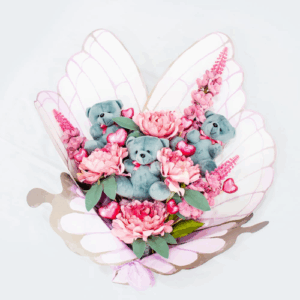 Exquisite Teddy Choco Bunch with Choco