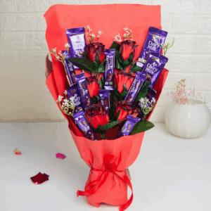 Valentine Cadbury Roses Bouquet