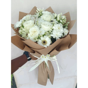 White Mix Flower Bunch