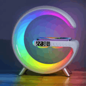 Wireless Charger Portable Bluetooth Speaker Lamp Wireless Charging Nightstand Lamp