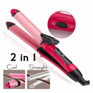 Nova 2 in 1 Hair Curler & Straightener Set