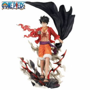 One Piece Fiery Luffy Holding Cape