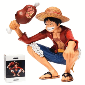 One Piece Monkey D Luffy Eating Ham Statue