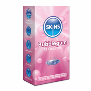 Skins Condoms Bubblegum Condoms - 12 Pack