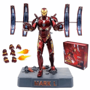 ZD Toys Iron Man Mark L & Nano Floating Set (MK50) Lightup Version