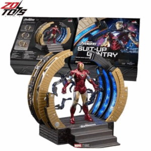 ZD Toys Iron Man – Mark VI with Suit-Up Gantry (Light Up Version)