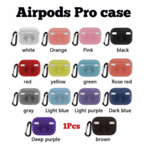 Airpods Pro Case Pouch Silicone Cover with Hook