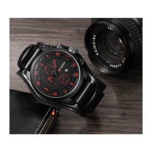 Curren Men's Luxury Leather Quartz Watch