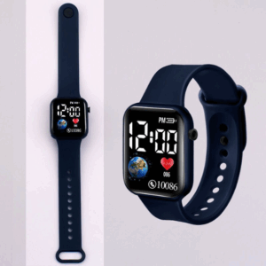 LED Digital Fashionable Luxury Silicone Band Sports Belt Watch