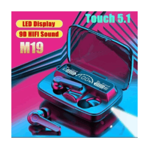 M19 Digital Wireless Earbuds Full Set with Box