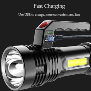 Rechargeable Spotlight Handheld Flashlight Torch