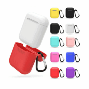 Silicone Cover with Hook for Air Pods