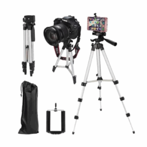 Tripod (3110) Portable Adjustable Camera Stand and Mobile Phone Holder
