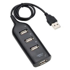 USB 2.0 High-Speed 4-Port Hub Splitter