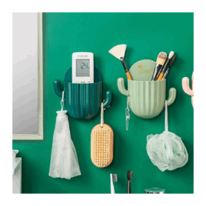 Wall Mounted Cactus Toothbrush Holder