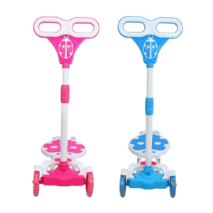 4 Wheel Kid Frog Scooter with Light and Music